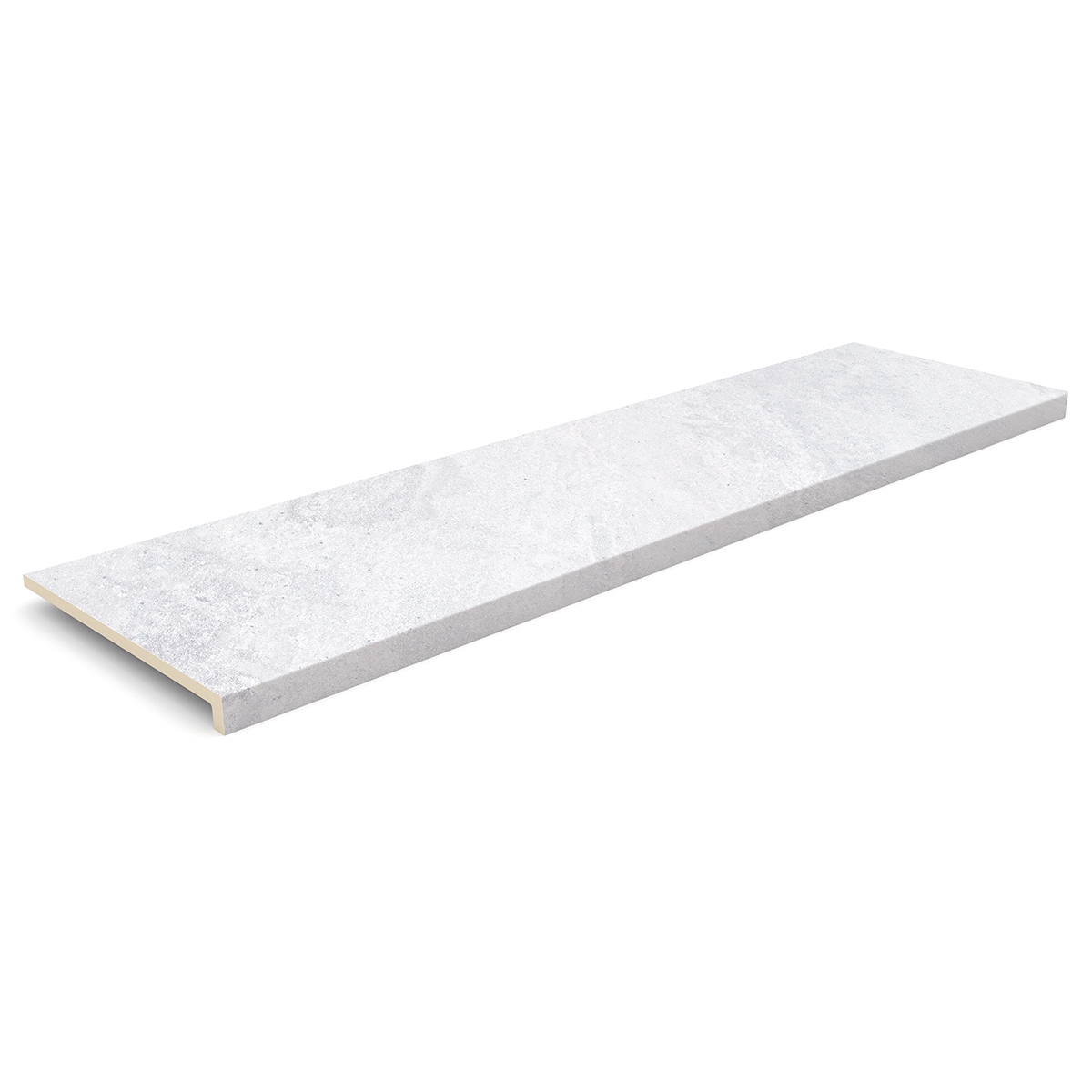 Bord de piscine en L Cupira Bone 120x33x3.4