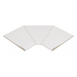 Icónico canto interior curvo da série SI3 branco 46x46x2.6