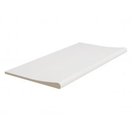 Iconic White S62 bord de piscine incurvé 62.6x31x2.6 (paquet de 4 unités)