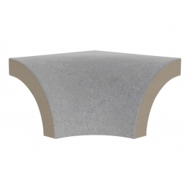 Porte d’angle extérieure 4x4 grise emblématique (prix unitaire)