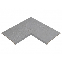 Icônico cinza E62 canto interno reto 62.6x62.6x3.8