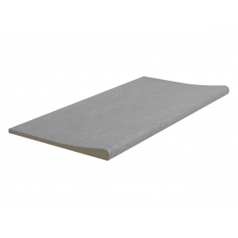 Iconic Grey S62 bord de piscine incurvé 62,6x31x2,6 (paquet de 4 unités)
