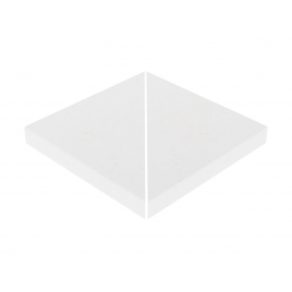 Esquina exterior recta serie Iconic White DL2 31,7x31,7x3,8