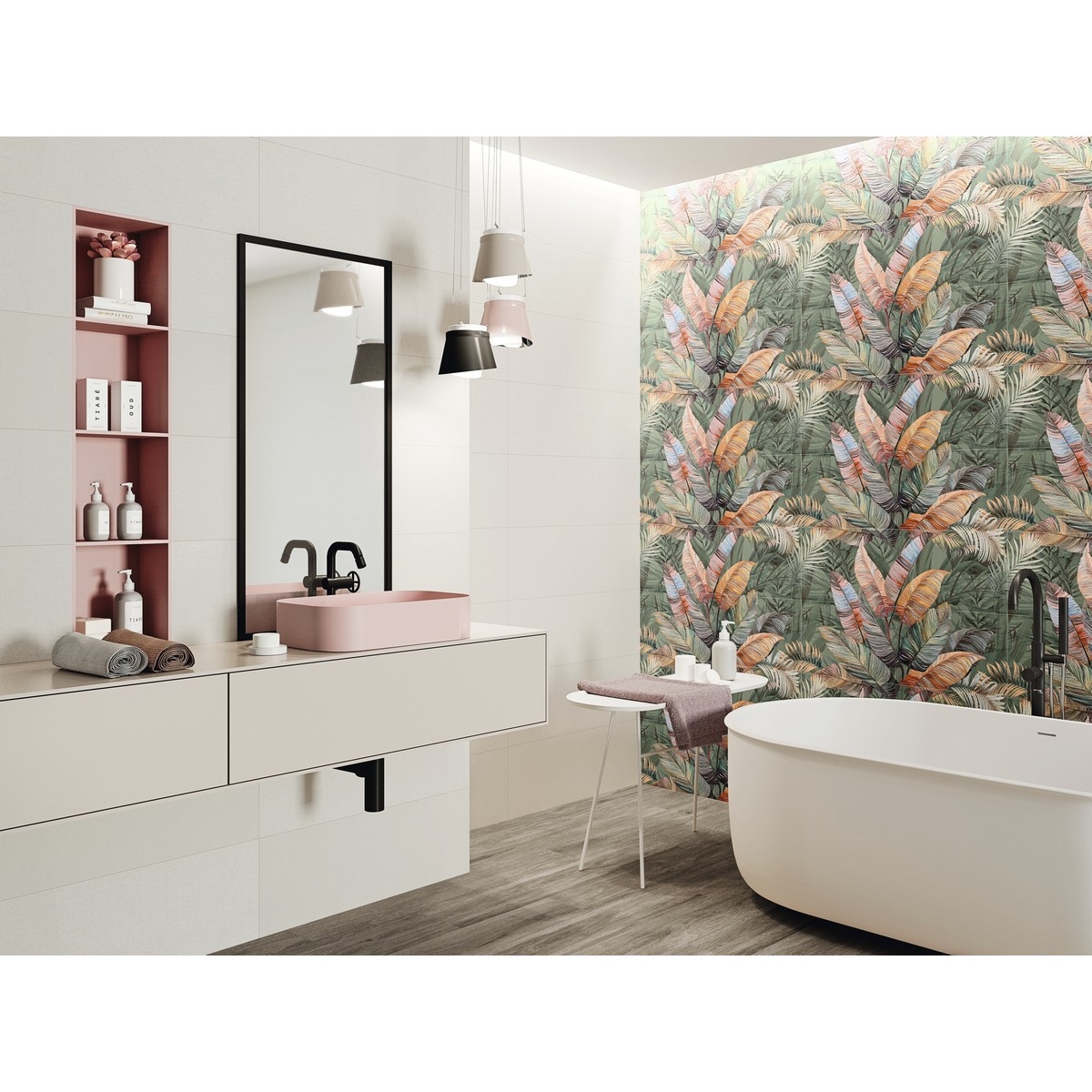 Crayon White 31.6x90 (caja 1.14m2) ambiente