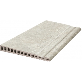 Travertin-Silber-Überlaufkante 28x66,5