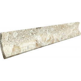 Wabi Travertin Brescia Halbschaft 33x4