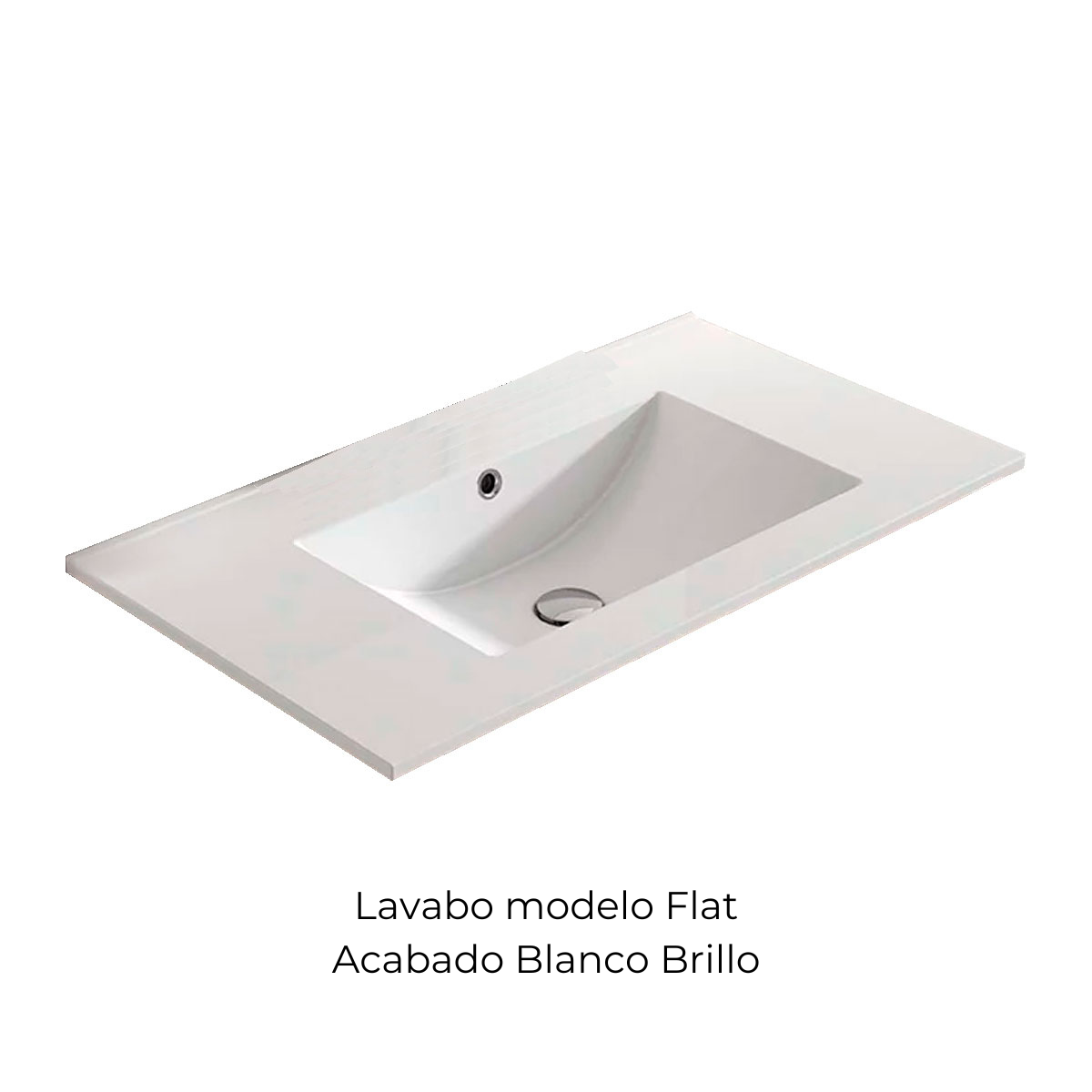 Granada 60 cm de largura branco Ada cor de parede móvel de casa de banho com lavatório integrado8