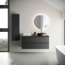35 cm suspended bathroom auxiliary furniture Model Granada black