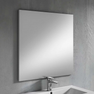 Espelho de casa de banho quadrado em vários tamanhos Modelo Elda