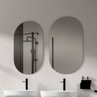 Espelho de casa de banho oval em vários tamanhos Modelo Ada B