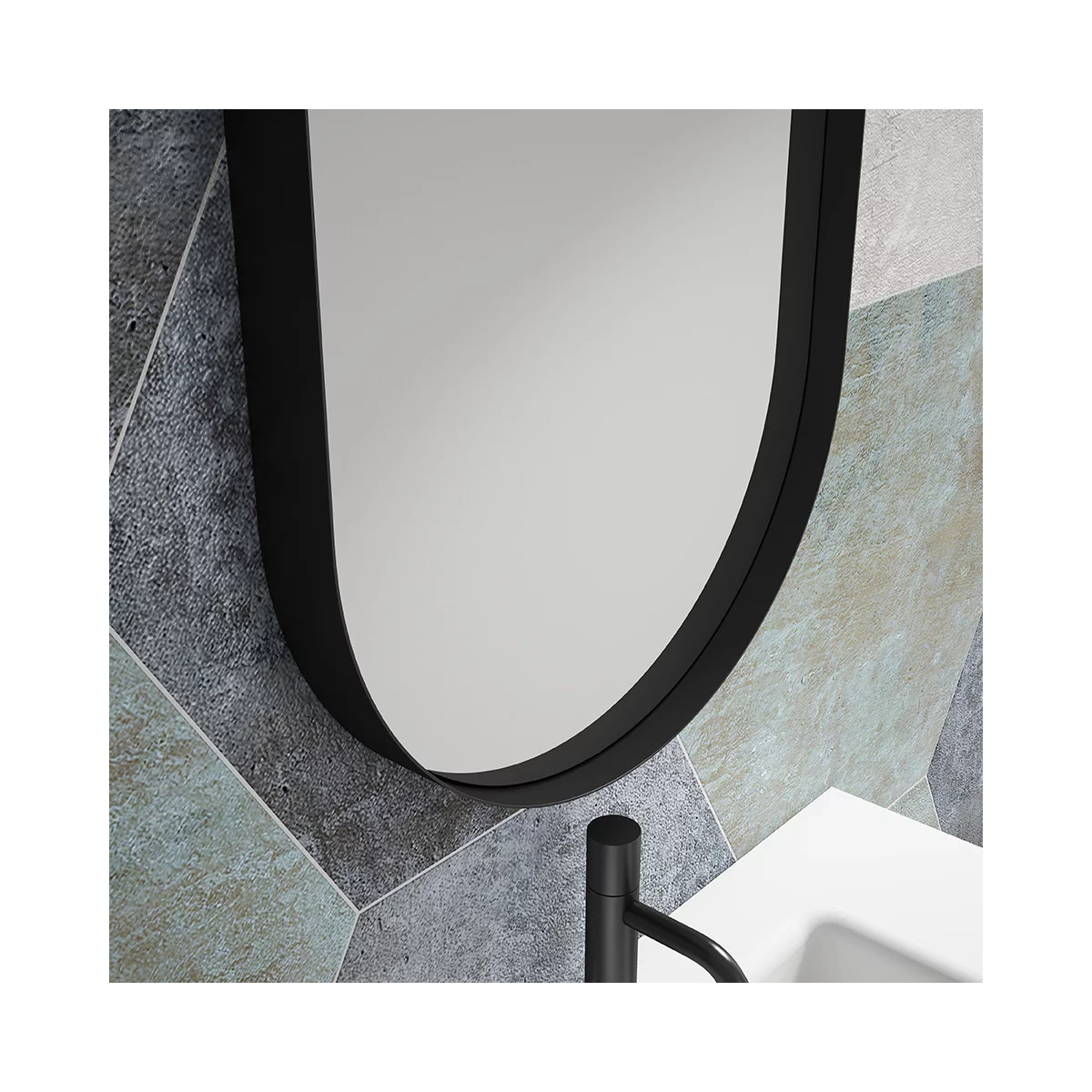 Espejo ovalado para baño en varias medidas Modelo Loira b