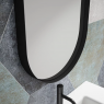 Oval bathroom mirror in various sizes Model Loira b