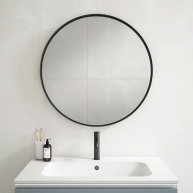 Espelho redondo de casa de banho em vários tamanhos Modelo Alexaf