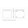 Backlit bathroom mirror in various sizes Model Lumen g