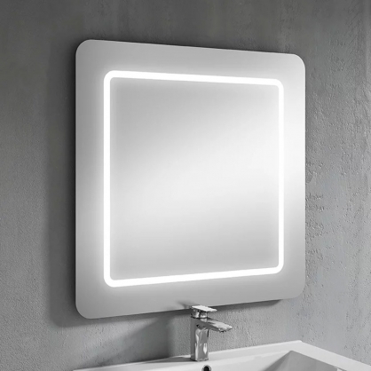 Espejo Redondo Retro-iluminado Bari (80x80)