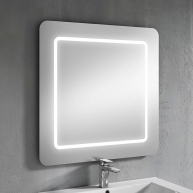 Espelho retroiluminado para casas de banho em vários tamanhos Moldura Modelo