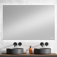 Espelho de casa de banho retroiluminado em vários tamanhos Modelo Light b