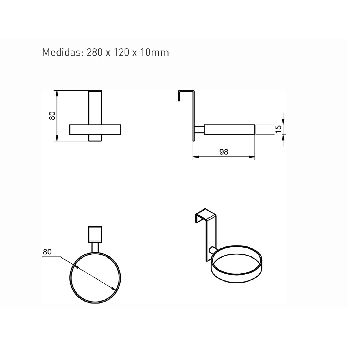Support de sécheuse modèle C facile