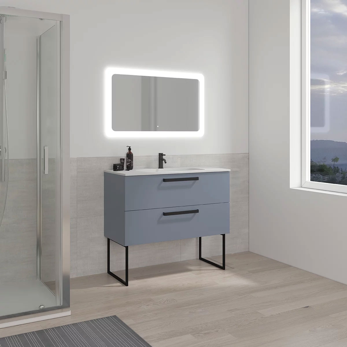 Patas o base decorativa para mueble de baño b