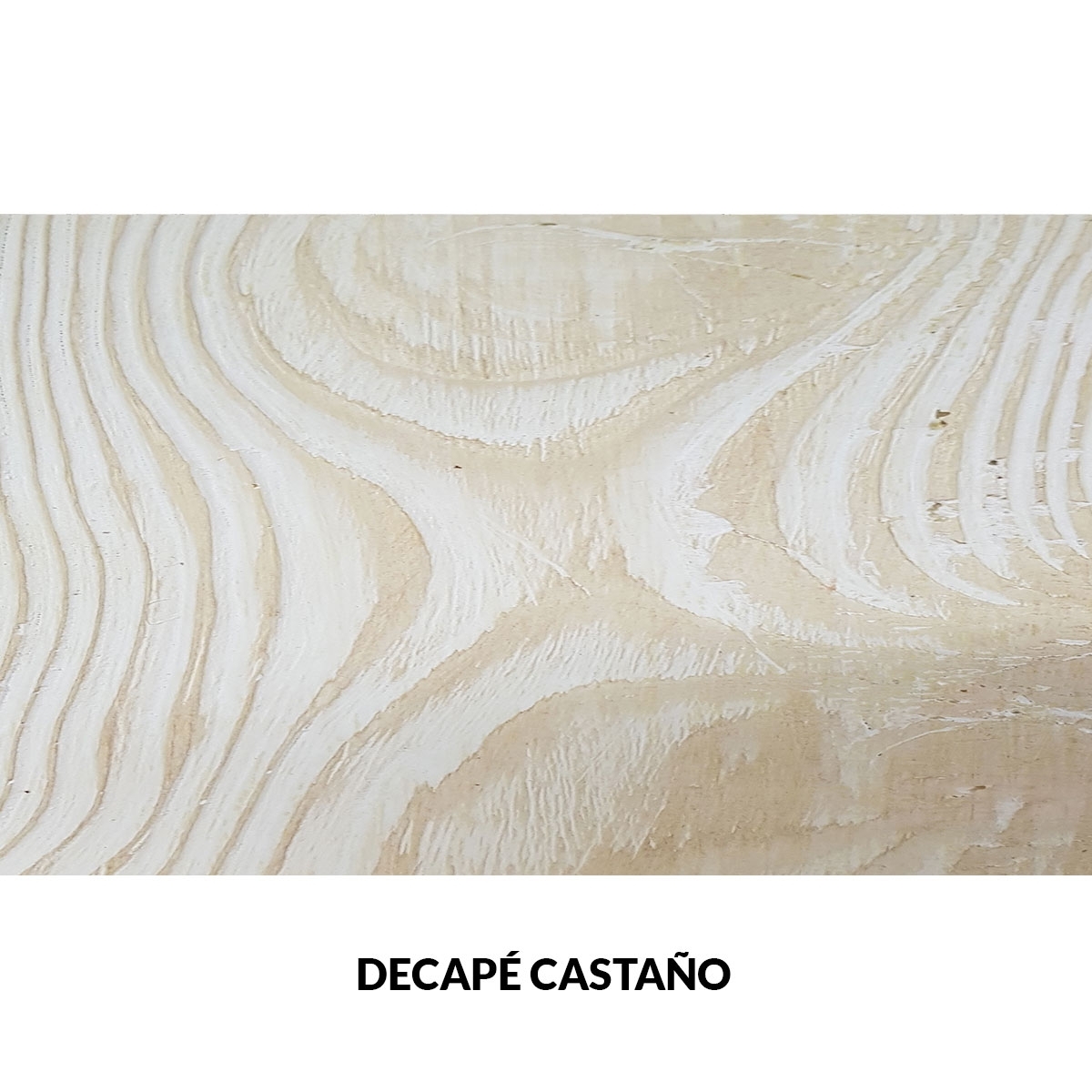 Panel rústico de tres lamas imitación madera de 300x62cm decape castaño