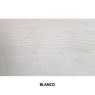 Panel rústico sin lamas imitación madera de 300x62cm blanco
