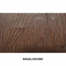 Panel rústico sin lamas imitación madera de 400x62cm nogal oscuro