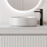 Mueble de baño suspendido de 60 cm con lavabo sobre encimera color Blanco Ada Modelo Granada6