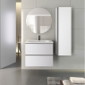 Mueble de baño suspendido de 80 cm con lavabo sobre encimera color Blanco Ada Modelo Granada4