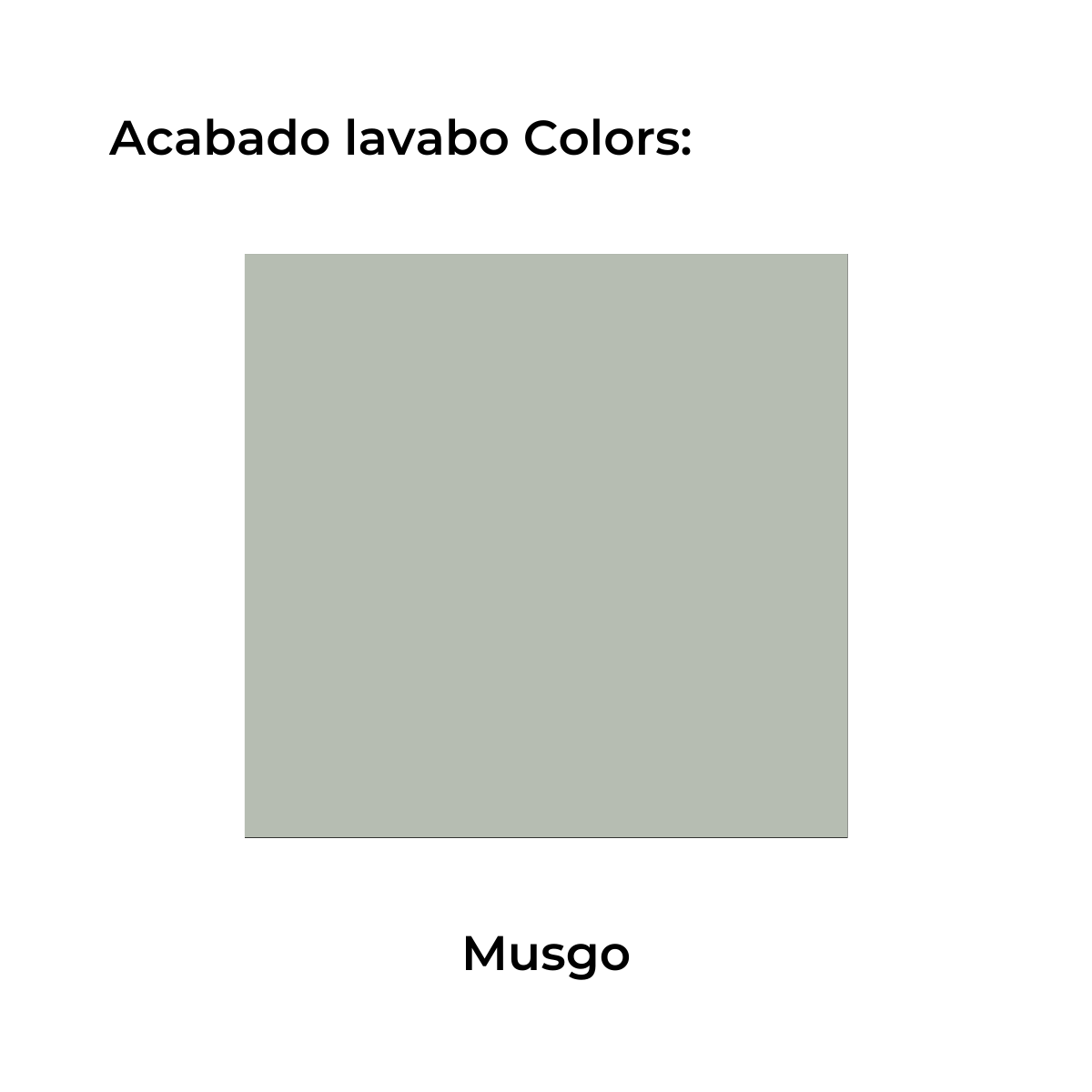 Mueble de baño suspendido de 100 cm con lavabo sobre encimera color musgo Modelo Granada27