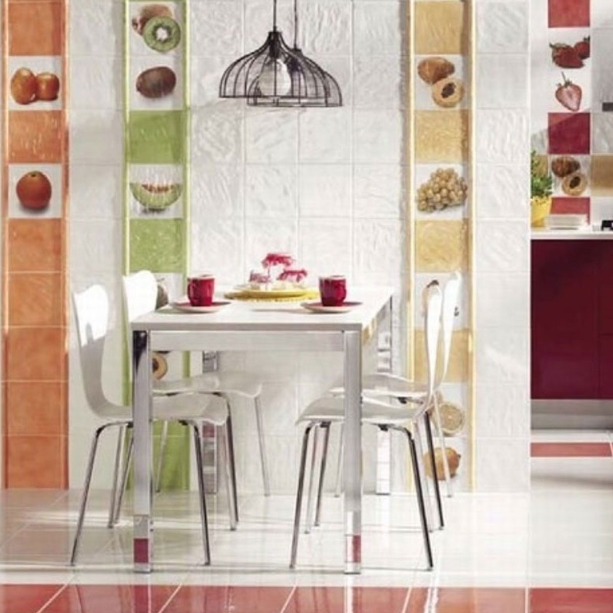 Vitta Limone (Box 1 m2) - Pavimento Cerâmico Interior Pasta Vermelha Efeito Água