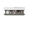 120 cm suspended bathroom furniture with moss-colored countertop sink Model Granada5