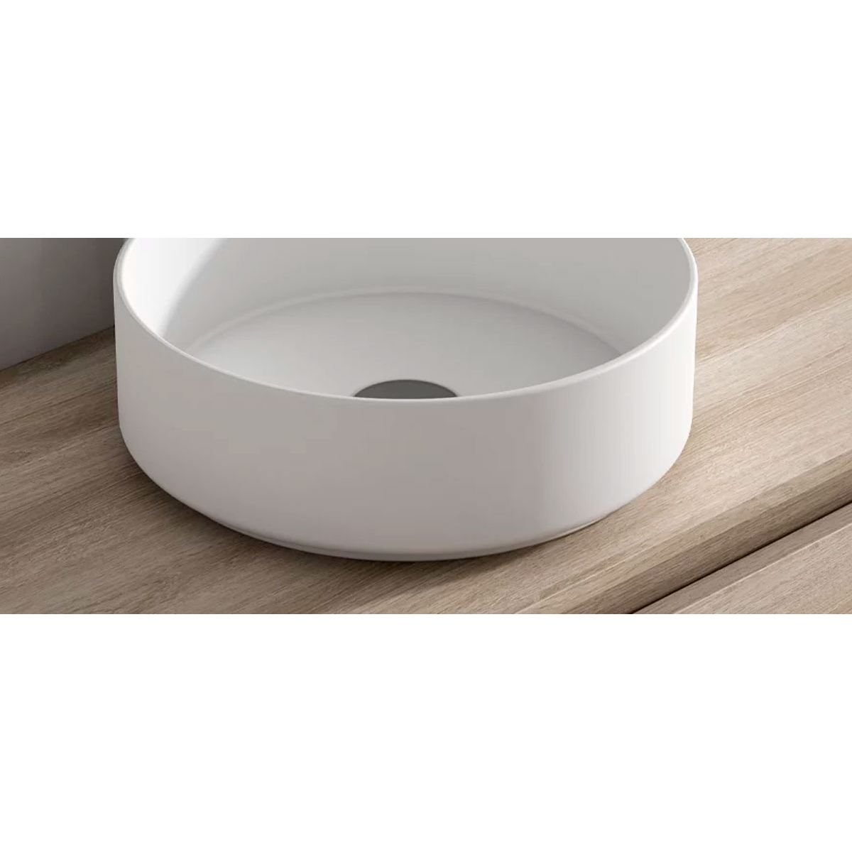 Meuble de salle de bain suspendu 120 cm avec lavabo à poser en couleur griggio Granada4 Modèle