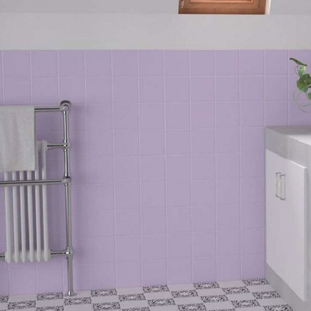 Suelo y revestimiento Rainbow Blanco (m2) imitación a hidráulico económico Pissano