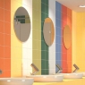 Revestimento de pavimentos e paredes Rainbow Branco (m2) imitação hidráulica económica Pissano Série Rainbow