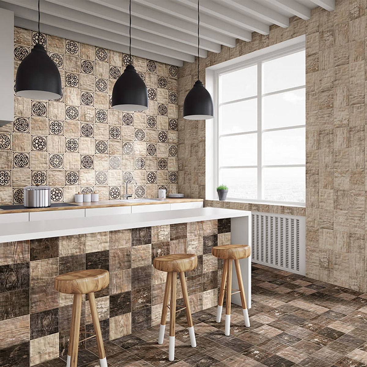 Floor and tiles Colonial Mango Flooring (m2) cheap brick imitation