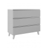 80 cm floor bathroom furniture with 3 drawers with integrated sink color griggio Model Granadat