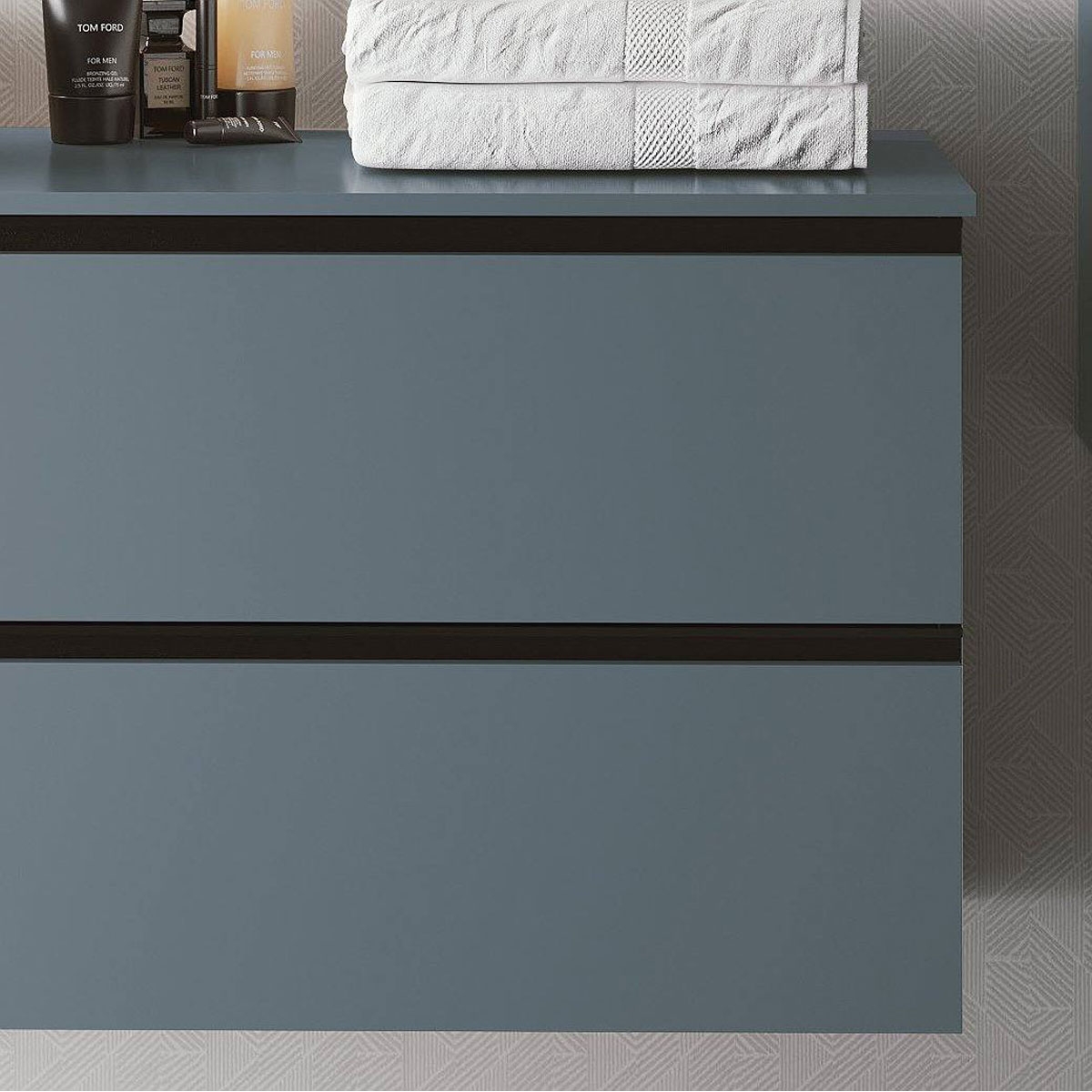 60 cm floor bathroom furniture with 3 drawers with integrated sink Avio model Granadaq