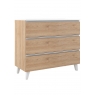 100 cm floor bathroom furniture with 3 drawers with integrated sink cinnamon finish Model Granada0