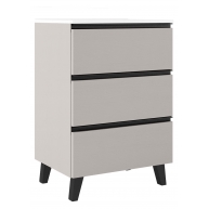100 cm floor bathroom furniture with 3 drawers with countertop sink cotton finish Granadat Model