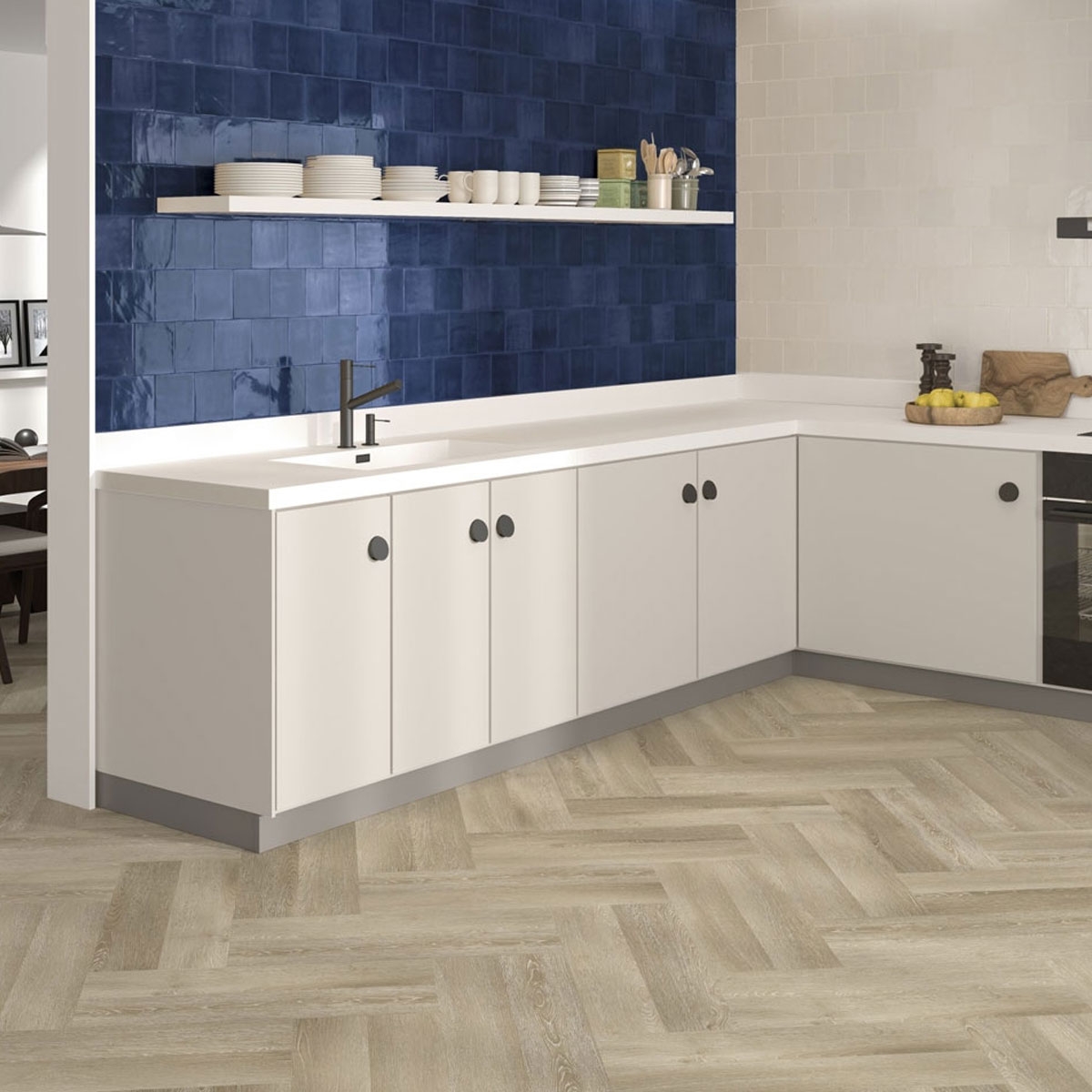 Ambient photos of Tabarca Marino 15x15 Gloss (box 0.9 m2) [45909]