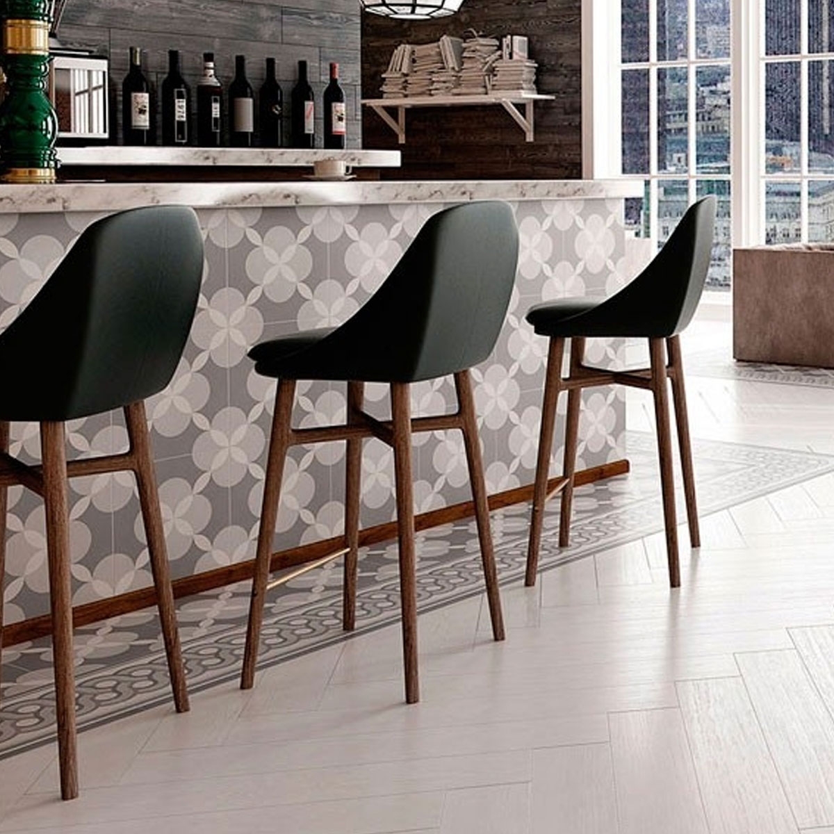 Atelier Geo Brown 33,15x33,15 (1,32 m2) Serie Atelier