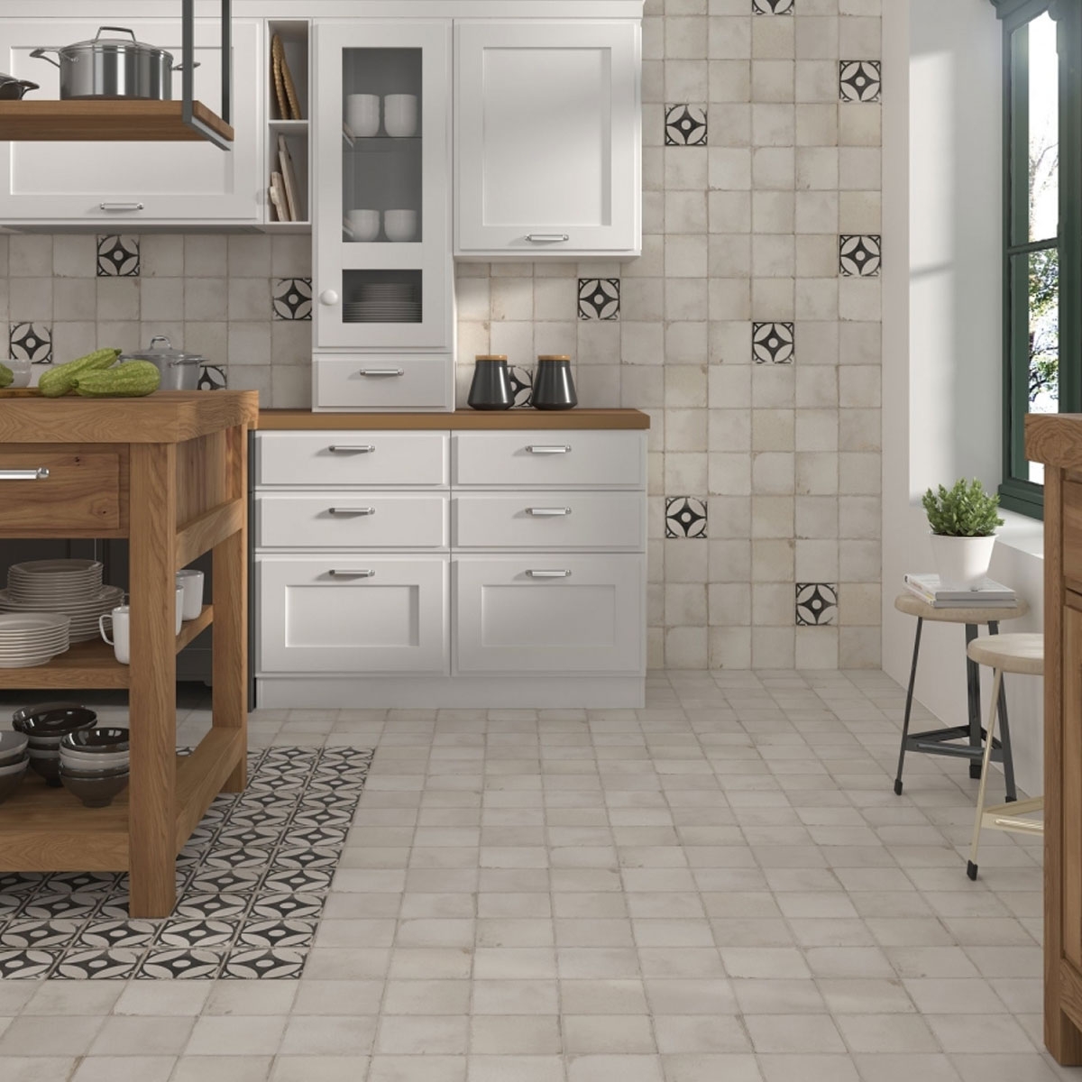 APE Village Blanc 15x15 (boîte 0,5 m2)