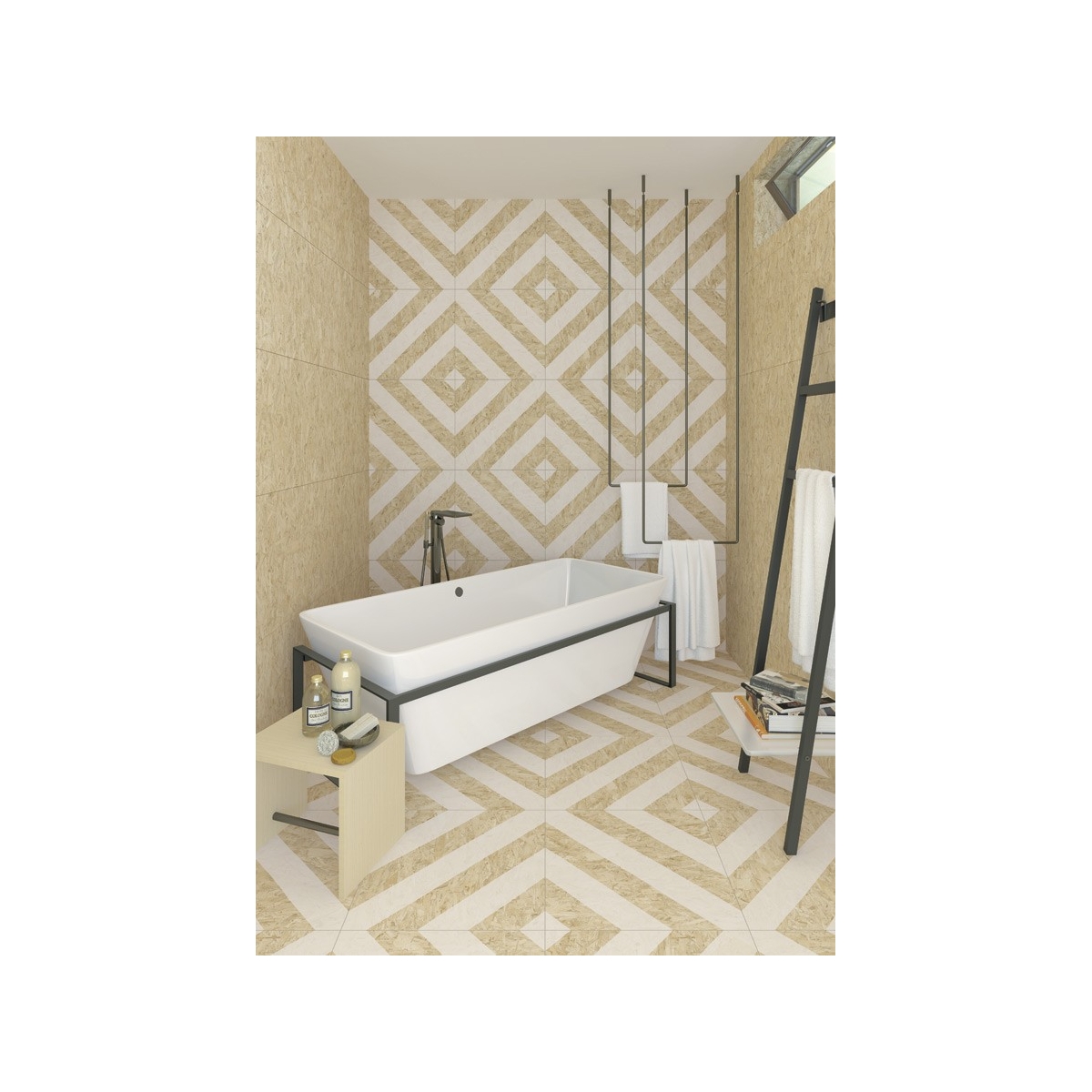 Nenets Natural Green (59.3 x 59.3 cm) - Porcelain flooring at the best price - Fusion Woods Collection