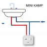 Conexión del calentador eléctrico de agua para el baño