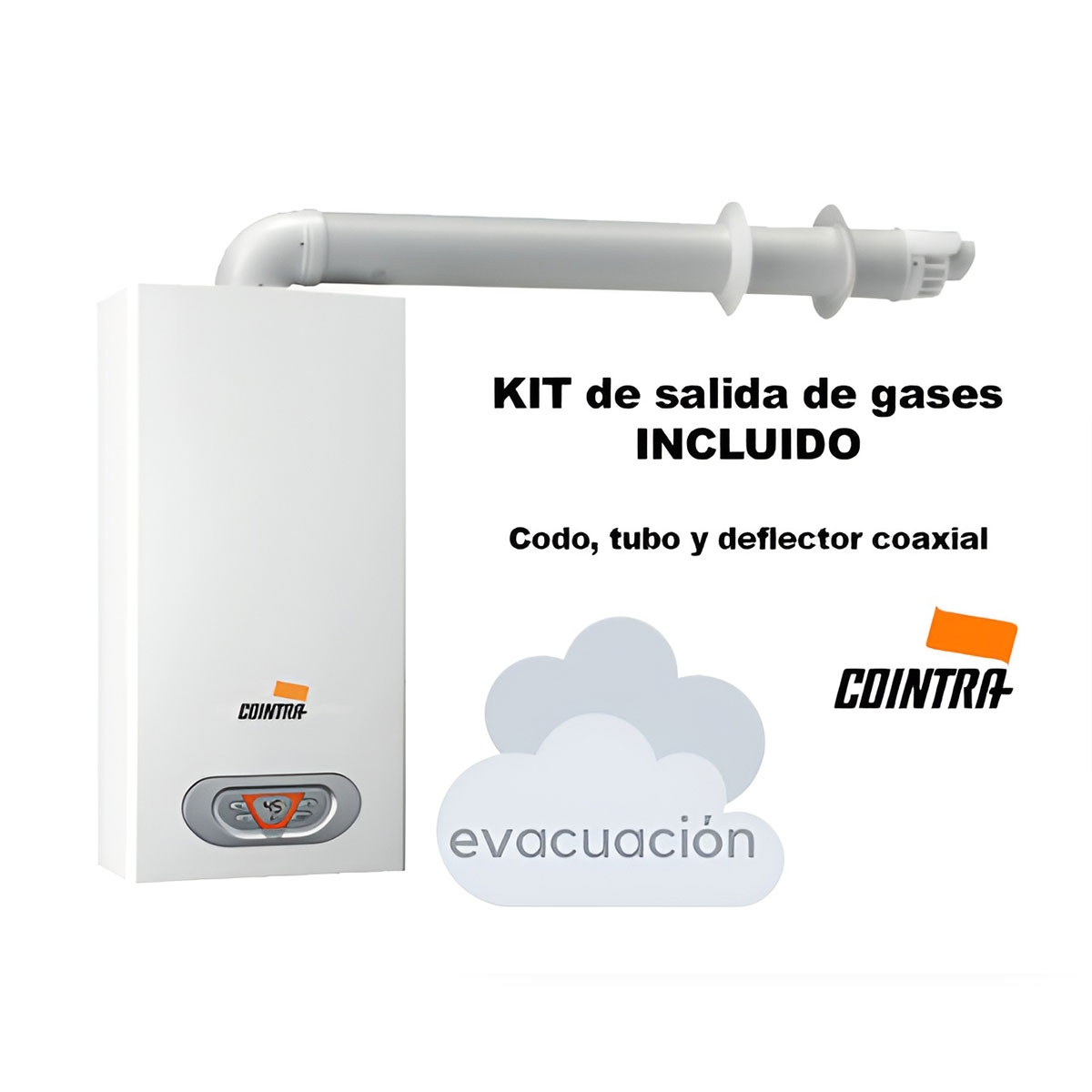 Aquecimento de gás butano com gases de escape