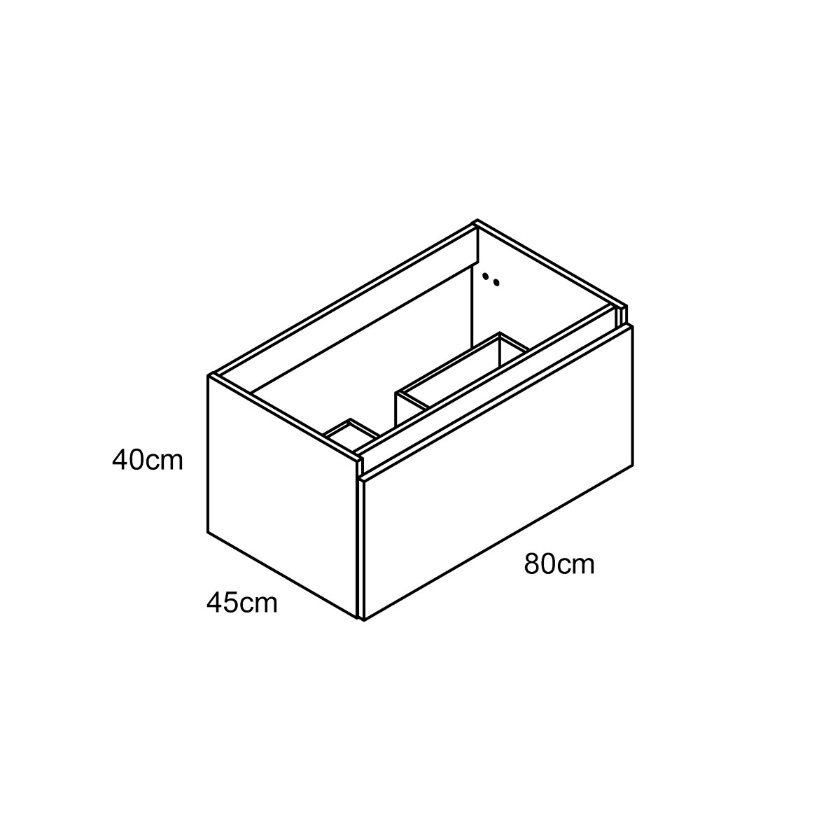 Móveis para casa de banho 80cm