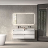 mueble de baño con lavabo integrado combinación