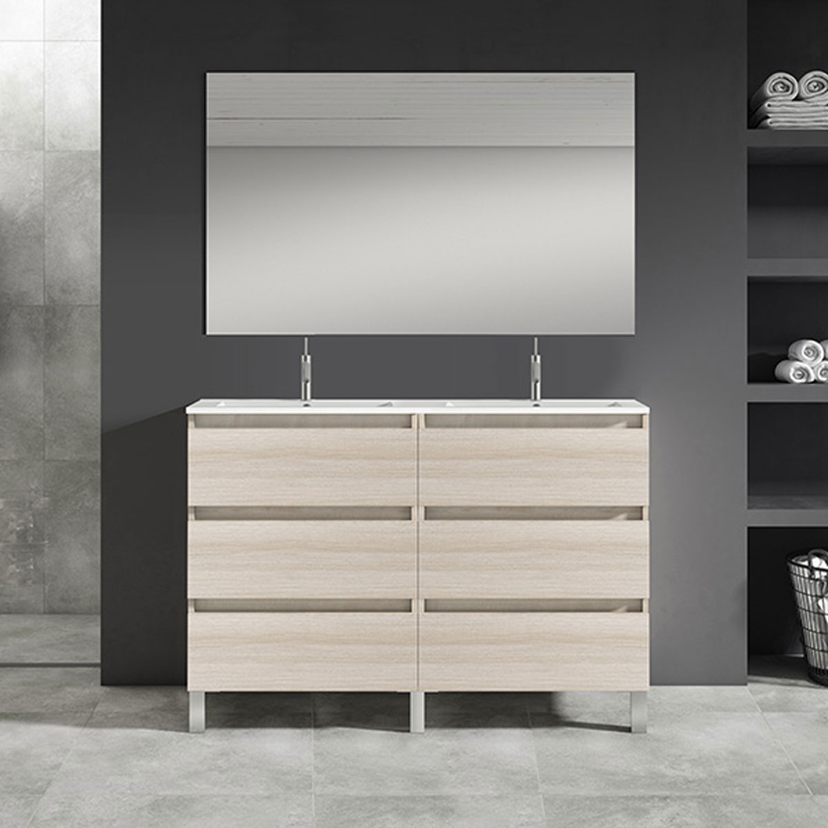 Mueble de baño con patas2