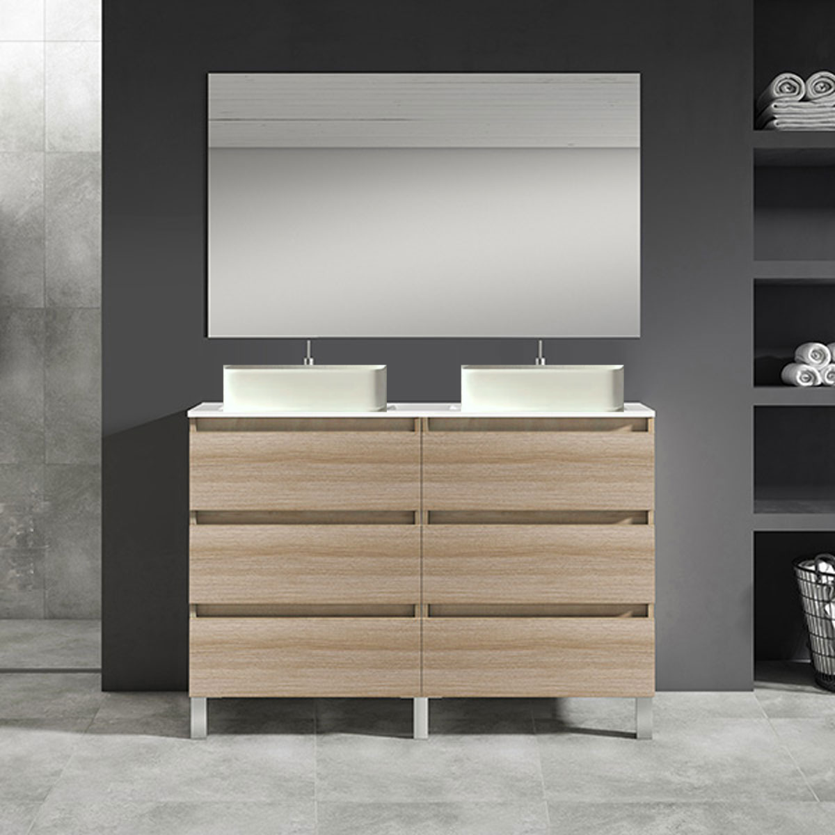 Bathroom furniture with legs3