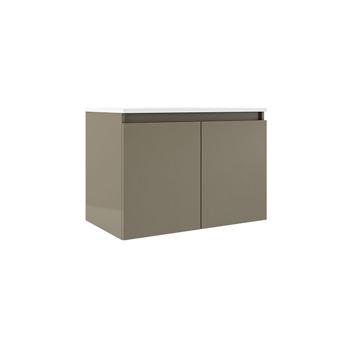 Mueble de baño 2 puertas suspendido